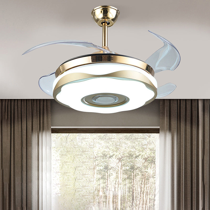 Acrylic Blossom Hanging Fan Light Modernist 42
