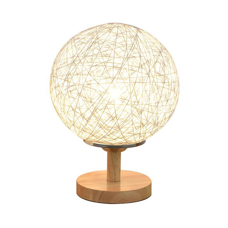 Rattan Hand-Woven Table Lamp Contemporary 6