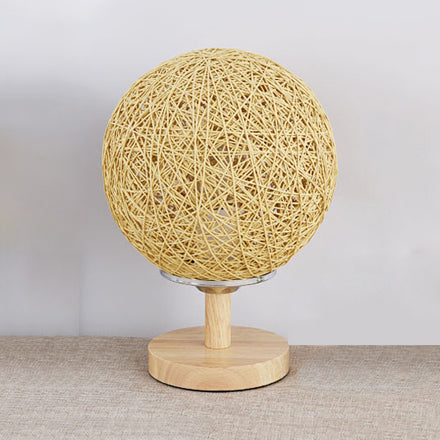 Rattan Hand-Woven Table Lamp Contemporary 6