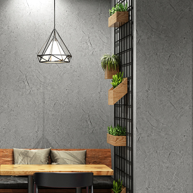 Industrial Cement Effect Wallpaper for Dining Room 33' L x 20.5