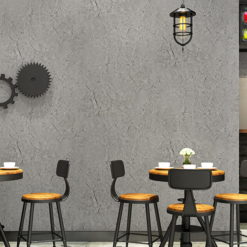 Industrial Cement Effect Wallpaper for Dining Room 33' L x 20.5