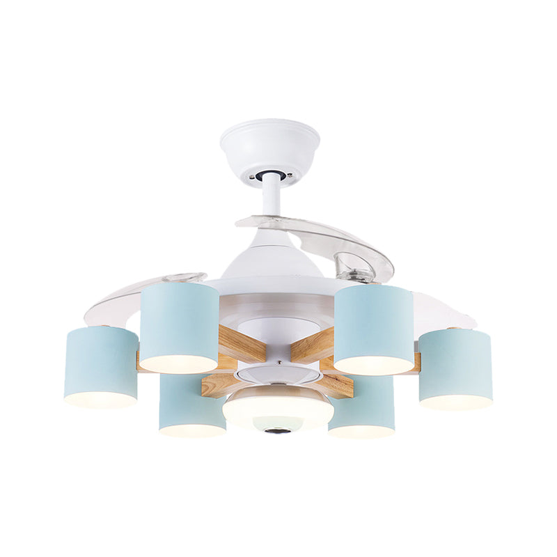 Nordic Cylinder Semi Flush Acrylic 42