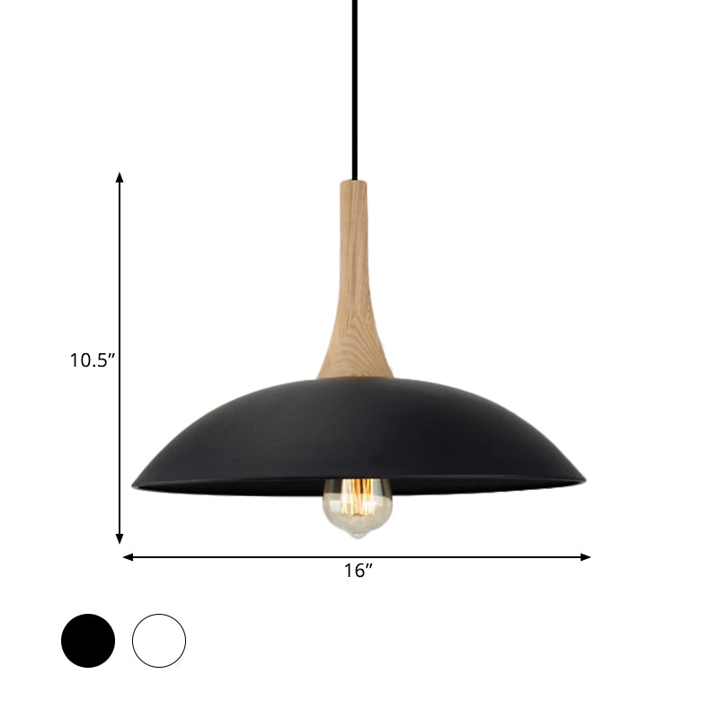 Modernism Style Bowl Ceiling Pendant 12.5