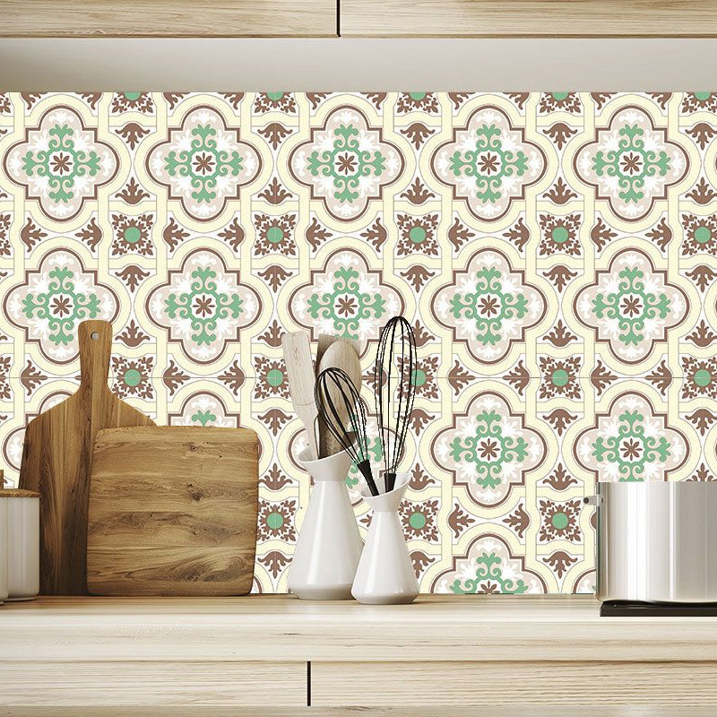 Bohemia Quatrefoil Wallpaper Panel for Bathroom 8' x 8