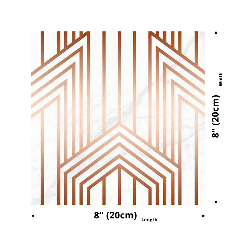 Geometric Wallpaper Panel Set Modern Pick-Up Sticks Restroom Wall Decor, 4.3-sq ft Clearhalo 'Modern wall decor' 'Modern' 'Wallpaper' Wall Decor' 1425083