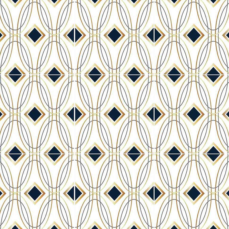 Modern Seamless Pattern Wallpaper Panel in Black-Gold Self-Adhesive Wall Decor for Kitchen Clearhalo 'Modern wall decor' 'Modern' 'Wallpaper' Wall Decor' 1425098