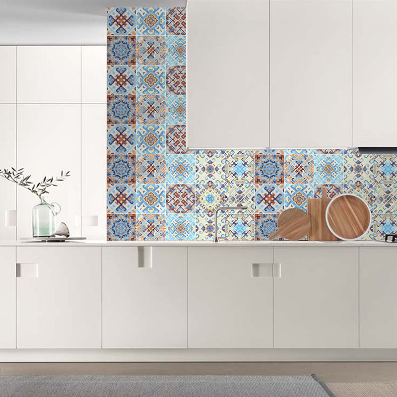 Bohemia Symmetric Wallpaper Panels for Kitchen 8' x 8