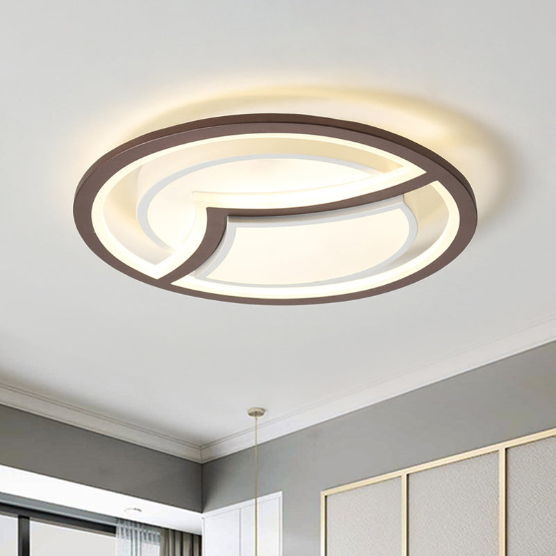 Thin Circle Bedroom Ceiling Flush Nordic Iron 18