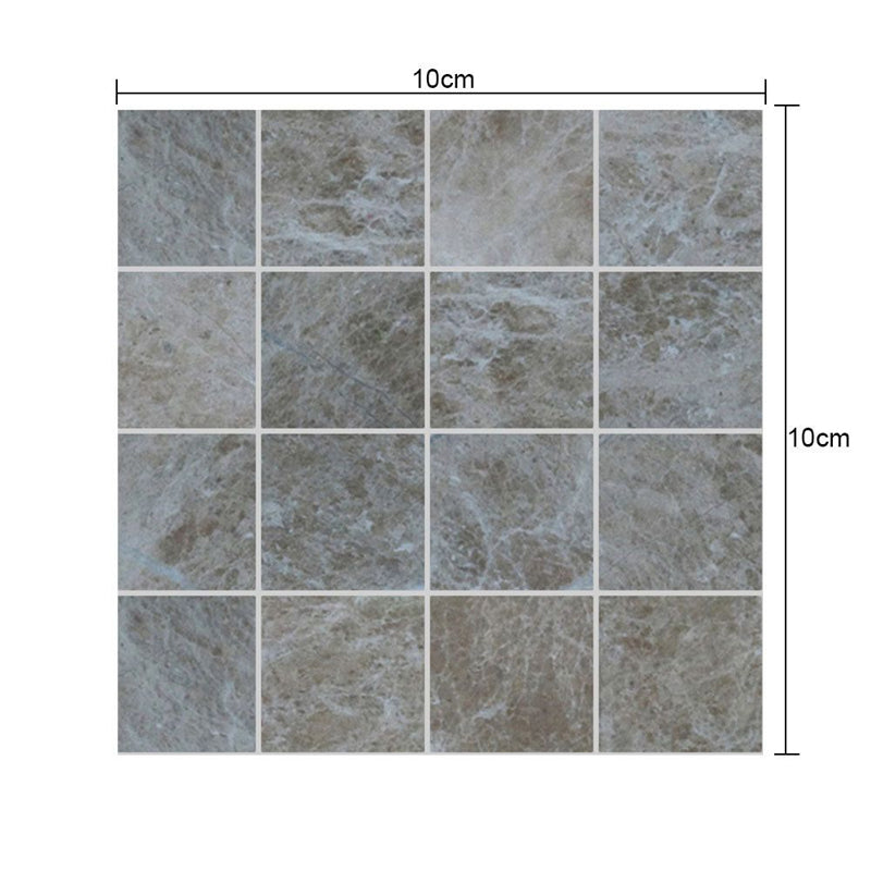 Marble Wallpaper Panel Modern Easy Peel off Bathroom Wall Art, 4' L x 4