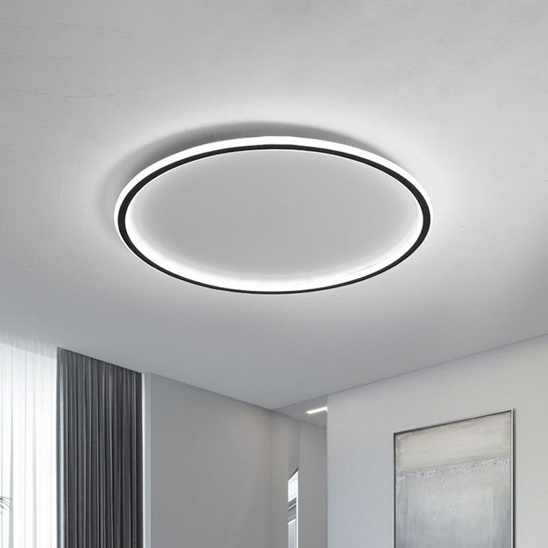 Ultrathin Disc Flush Mount Lighting Simple Acrylic Living Room 16