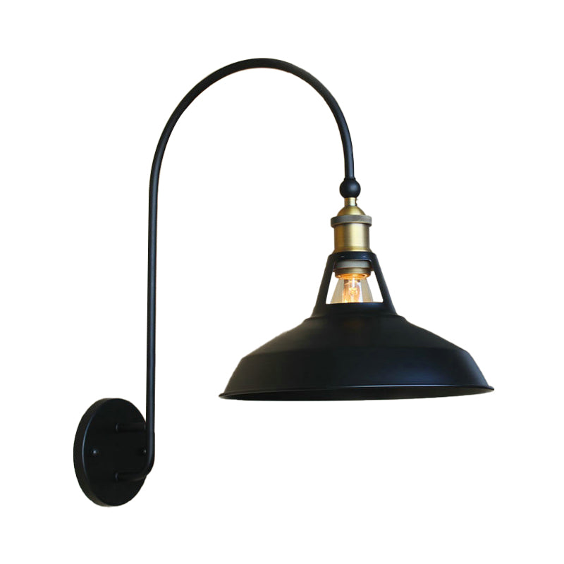 Retro Style Barn/Tapered Shade Wall Light 10