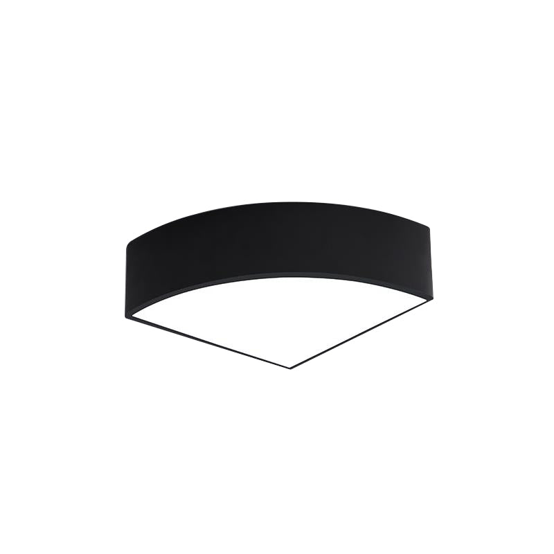 White/Black Sector Flush Light Modernist Led 10