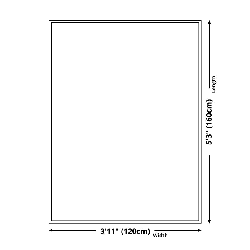 Indian Tribal Banded Area with Native Symbols Rug Synthetic Anti-Slip Power Loom Carpet for Living Room Clearhalo 'Area Rug' 'Rugs' 'Southwestern' Rug' 1503902