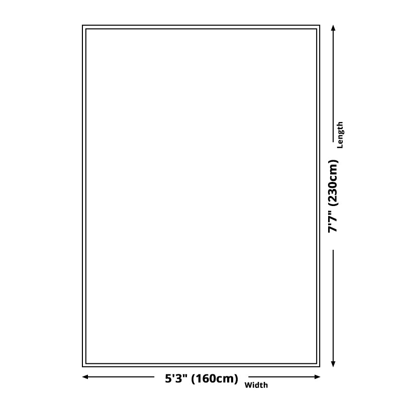 Indian Tribal Banded Area with Native Symbols Rug Synthetic Anti-Slip Power Loom Carpet for Living Room Clearhalo 'Area Rug' 'Rugs' 'Southwestern' Rug' 1503904