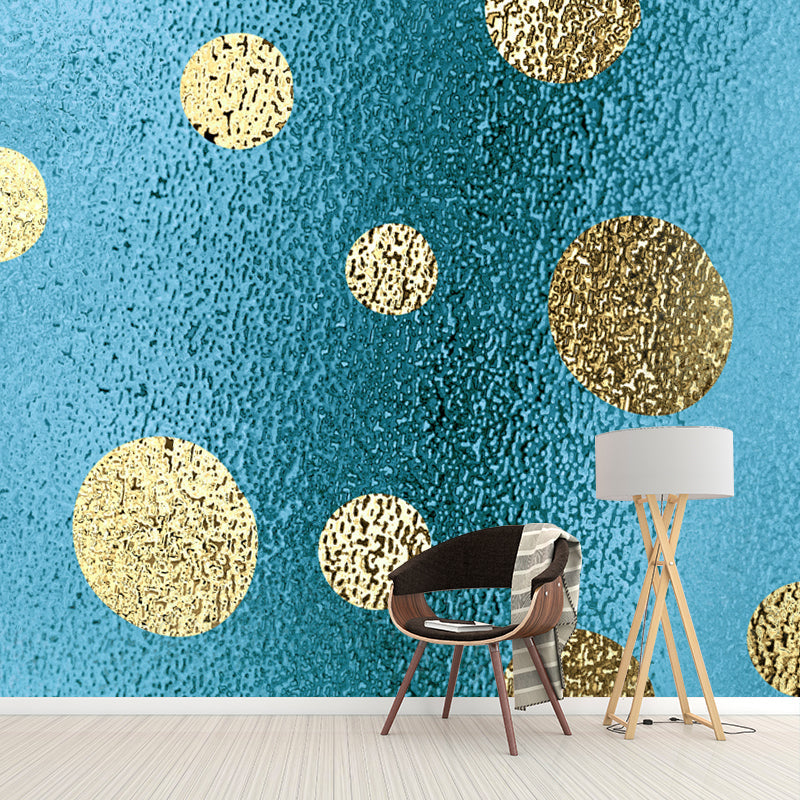 Dotted Foil Wall Covering Mural Bright Color Modern Style Wall Decoration for Home Clearhalo 'Wall Decor' 'Wall Mural' 1506159