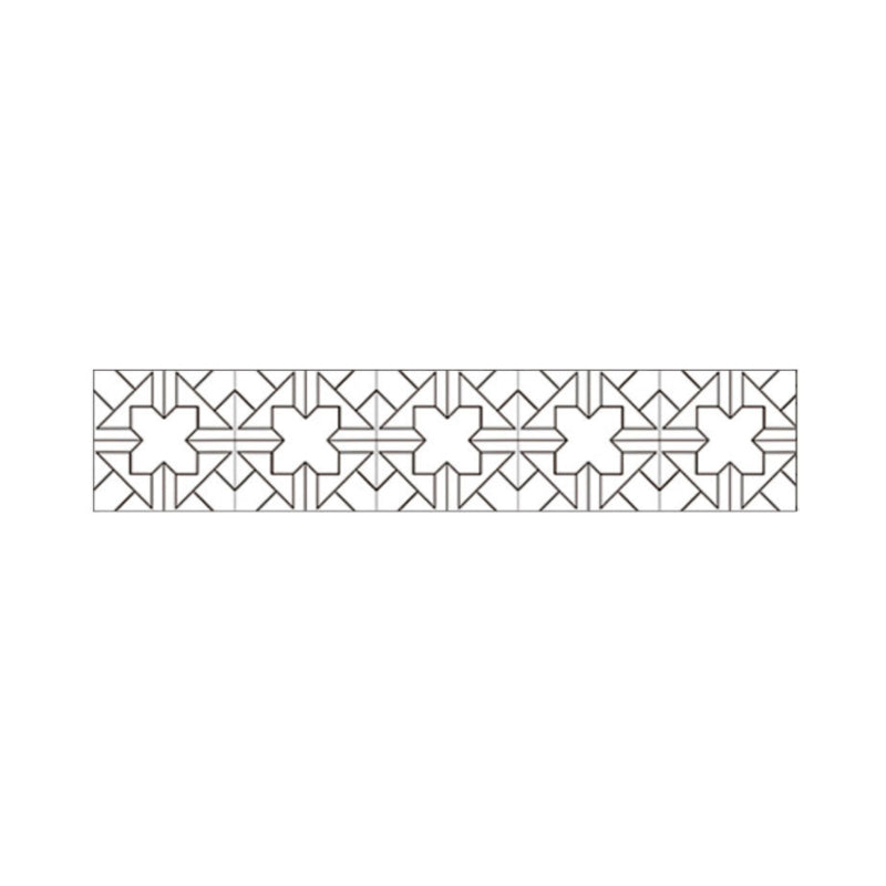 Symmetric Wallpaper Panels Modern Peel and Stick Kitchen Wall Decor, 3.5' L x 8