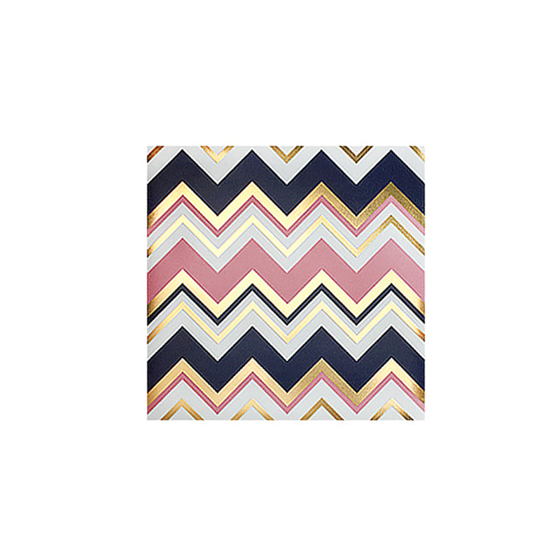 Modern Zigzag Wallpaper Panel Set for Kitchen 65.5' x 8