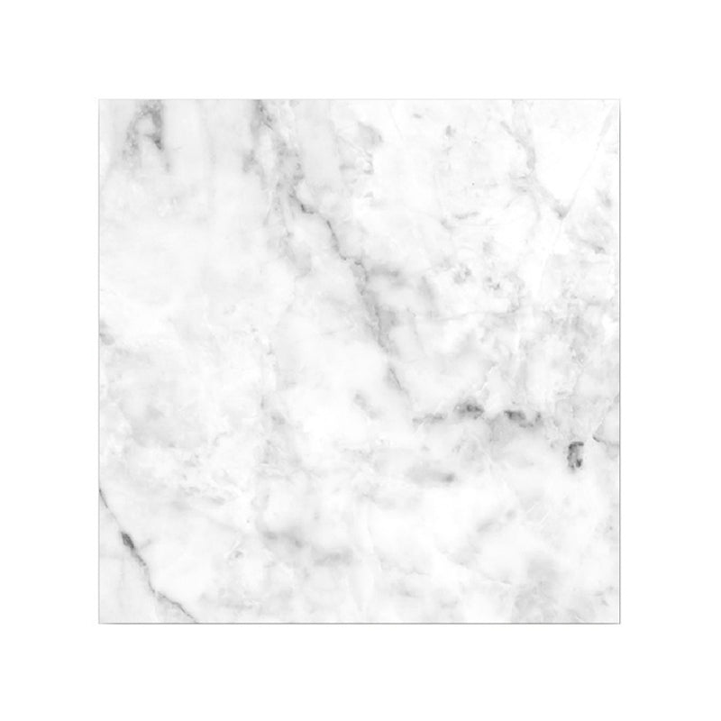 Adhesive Marble Wallpaper Panels Contemporary PVC Wall Art for Bedroom, 12' L x 12