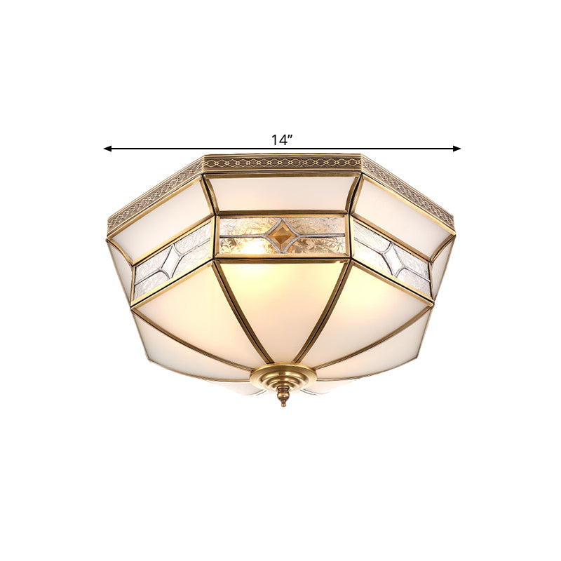 Warehouse Dome Shape Ceiling Flush 3/4-Light 14