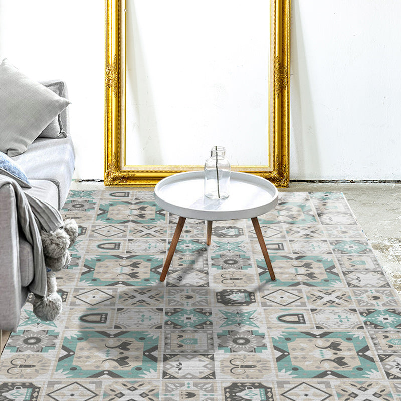 Ivory Bedroom Rug Moroccan Geometric Diamond Cross Pattern Rug Polyester Non-Slip Backing Area Rug Clearhalo 'Area Rug' 'Moroccan' 'Rugs' Rug' 1516567