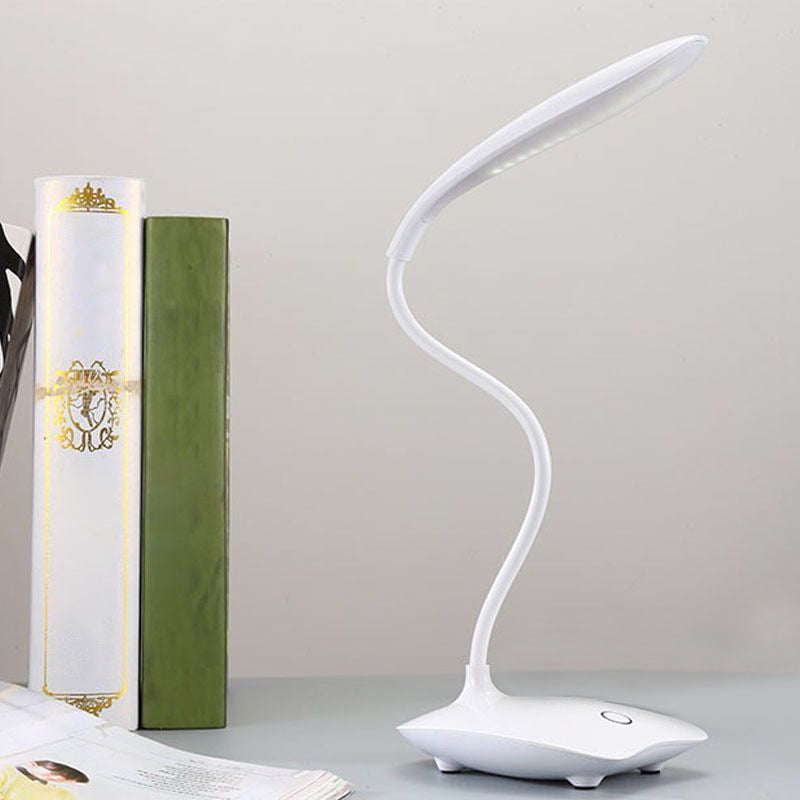 LED Third Gear Desk Lamp Simple Style Touch Sensitive Plastic Table Lamp for Study Bedside Clearhalo 'Desk Lamps' 'Lamps' Lighting' 1522956