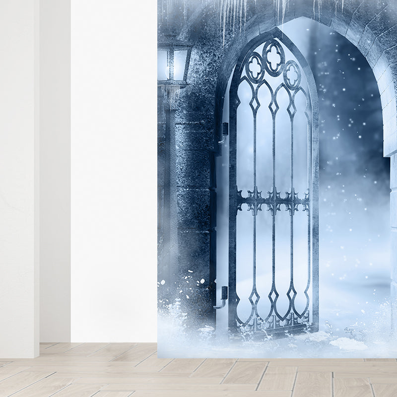 Whole Front Door Mural Wallpaper for Wall Decor Contemporary Girls Room Wall Art Clearhalo 'Wall Decor' 'Wall Mural' 1595601