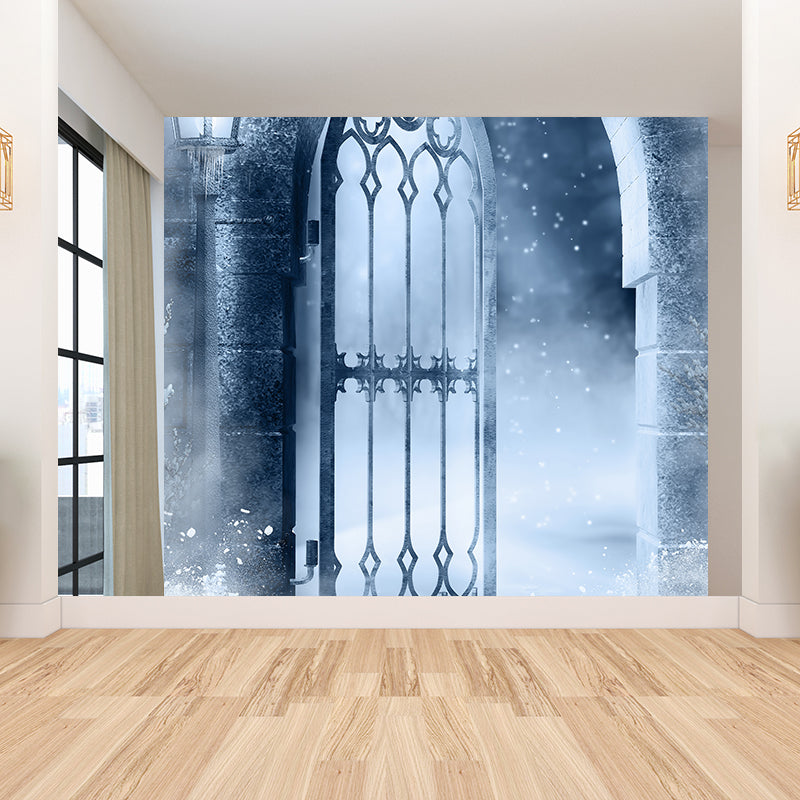 Whole Front Door Mural Wallpaper for Wall Decor Contemporary Girls Room Wall Art Clearhalo 'Wall Decor' 'Wall Mural' 1595602