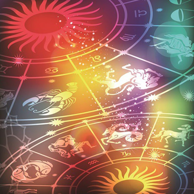 Modern Living Room Rug Colorful Outer Space Sun Constellation Print Rug Polyester Washable Area Rug Clearhalo 'Area Rug' 'Modern' 'Rugs' Rug' 1610123