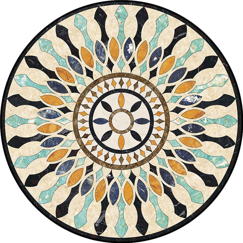 Americana Tribal Pattern Rug Apricot Polyester Rug Machine Washable Non-Slip Area Rug for Bedroom Clearhalo 'Area Rug' 'Rugs' 'Southwestern' Rug' 1612658