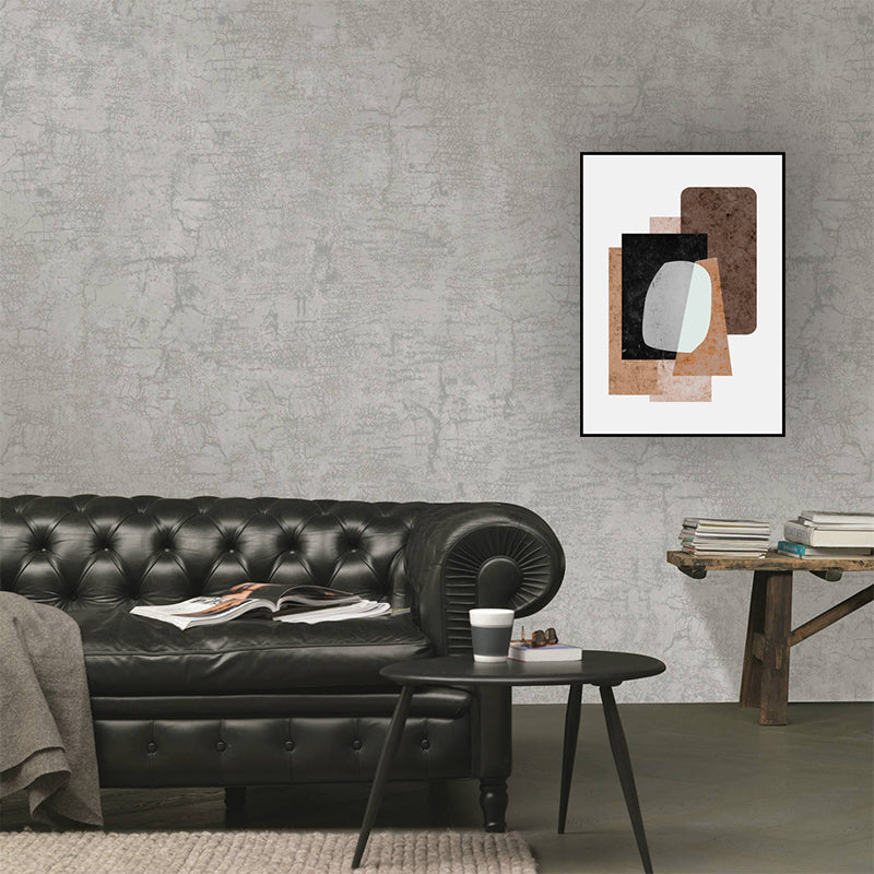 Textured Geometric Wall Art Decor Minimalistic Canvas Print in Soft Light for Home Clearhalo 'Arts' 'Canvas Art' 1616131