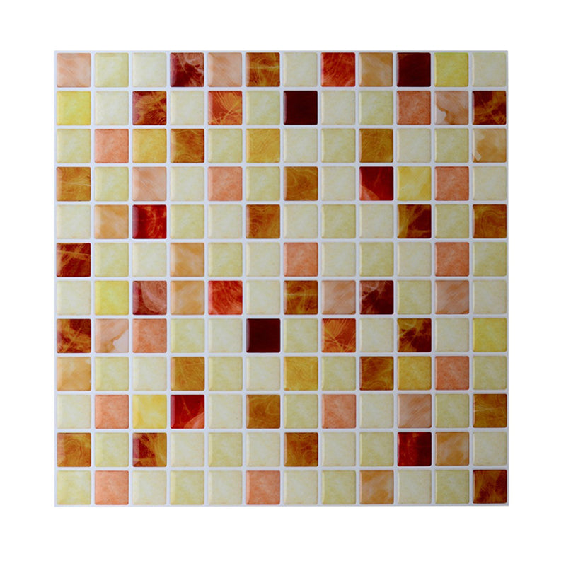 Self-Adhesive Mosaic Tile Wallpapers Bohemian Style PVC Wall Decor, 9.8' L x 9.8