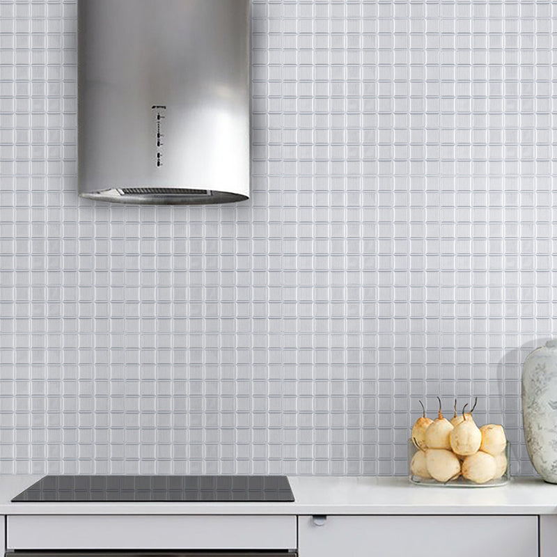 Gridded Wallpaper Panels Self-Adhesive Minimalist Kitchen Backsplash Wall Covering Clearhalo 'Wall Decor' 'Wallpaper' 1618740