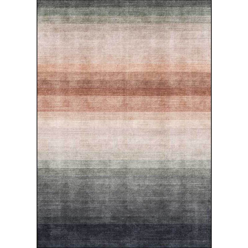 Novelty Modern Rug in Grey Abstract Ombre Stripe Pattern Rug Polyester Washable Carpet for Home Decoration Clearhalo 'Area Rug' 'Modern' 'Rugs' Rug' 1634809