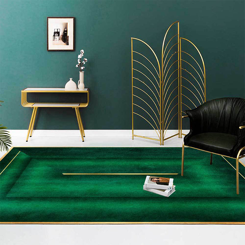 Stylish Ombre Rug Green Casual Rug Polyester Washable Non-Slip Backing Area Rug for Living Room Green Clearhalo 'Area Rug' 'Modern' 'Rugs' Rug' 1635856