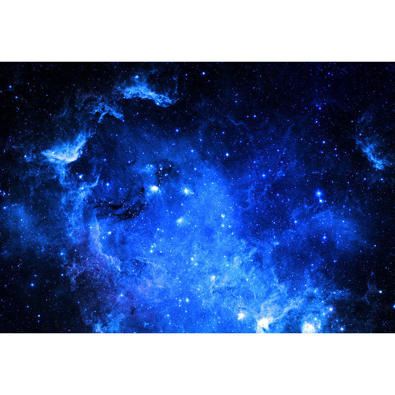 Modern Constellations Scene Wall Mural Non-Woven Waterproof Dark Blue Wall Art for Bedroom Clearhalo 'Wall Decor' 'Wall Mural' 1688976