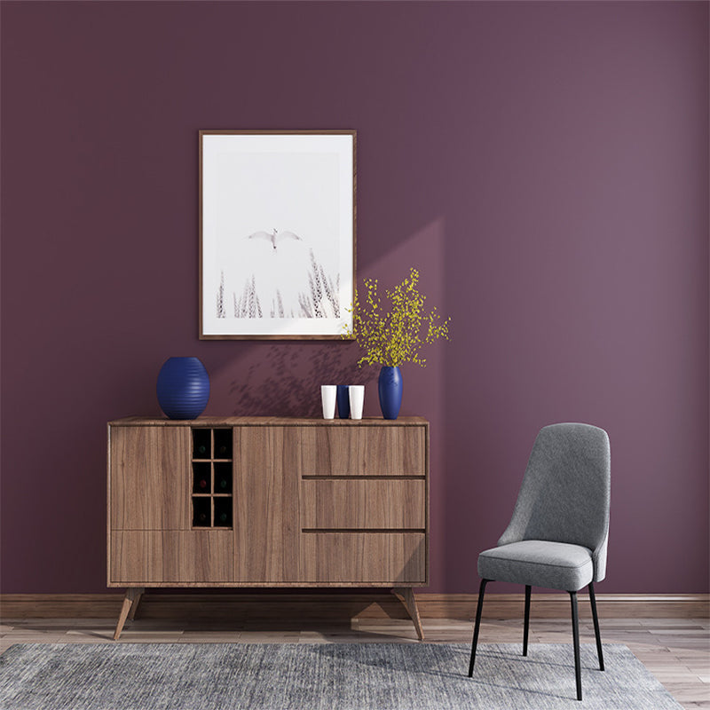 Dark Color Plain Wallpaper Roll Stain Resistant Simplicity Family Room Wall Decor Dark Purple 1 Set Clearhalo 'Modern wall decor' 'Modern' 'Wallpaper' Wall Decor' 1689097