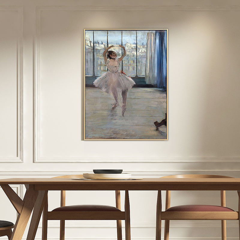 White Vintage Wall Decor Edgar Degas Ballet Painting Canvas Wall Art for Bedroom Clearhalo 'Arts' 'Canvas Art' 1690419