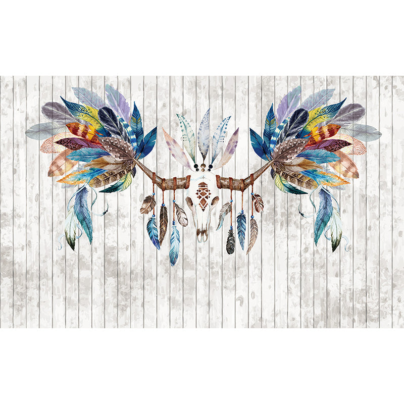 Big Wild Reindeer Mural Wallpaper Decorative Contemporary Living Room Wall Covering Clearhalo 'Wall Decor' 'Wall Mural' 1697140