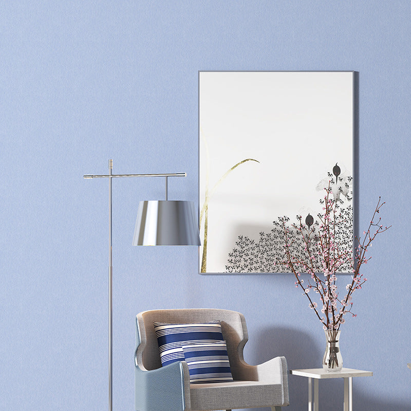 Plain Wallpaper Simplicity Beautiful Blank Wall Covering in Pastel Blue, 31' x 20.5