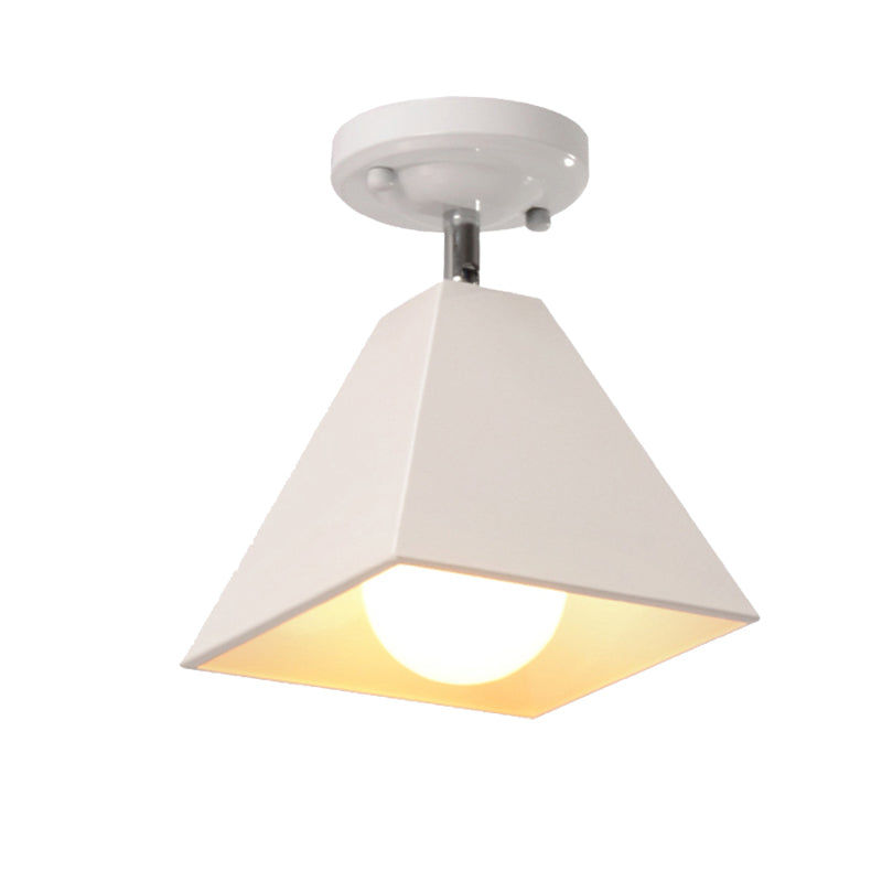 1 Head Craftsman Flush Mount Light Modern Stylish Metal Ceiling Light for Office Cloth Shop Clearhalo 'Ceiling Lights' 'Close To Ceiling Lights' 'Close to ceiling' 'Semi-flushmount' Lighting' 171184