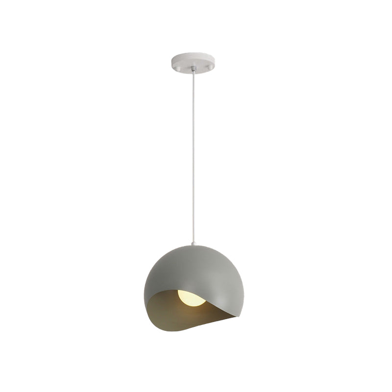 Waveforms Dome Pendant Lamp Nordic Style Metal 8