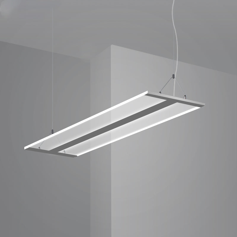 Ultra Slim Acrylic LED Light Fixture Modern Single Light Black/White Ceiling Lamp in Warm/White Light, 35.5