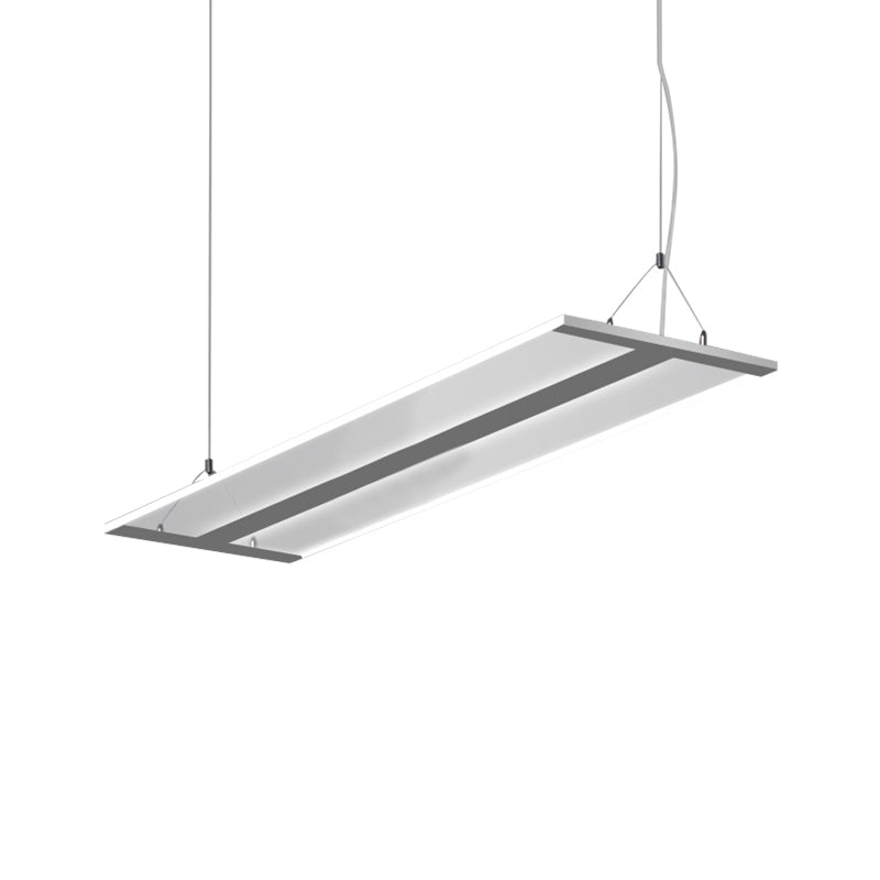 Ultra Slim Acrylic LED Light Fixture Modern Single Light Black/White Ceiling Lamp in Warm/White Light, 35.5