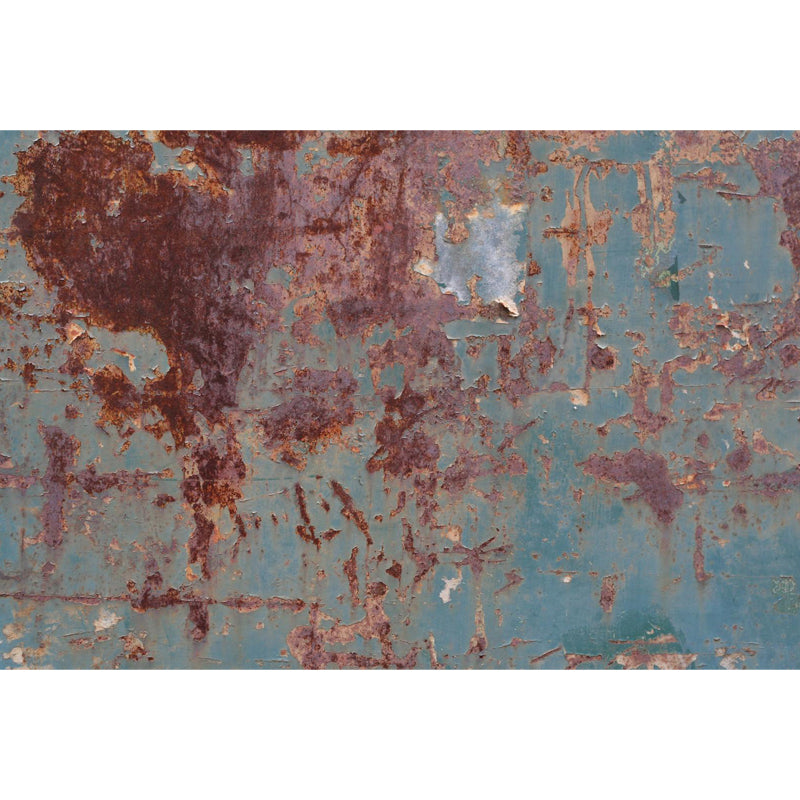 Large Rusty Metal Mural Wallpaper Cyberpunk Nostalgic Abstract Wall Decor in Dark Color Clearhalo 'Wall Decor' 'Wall Mural' 1757395