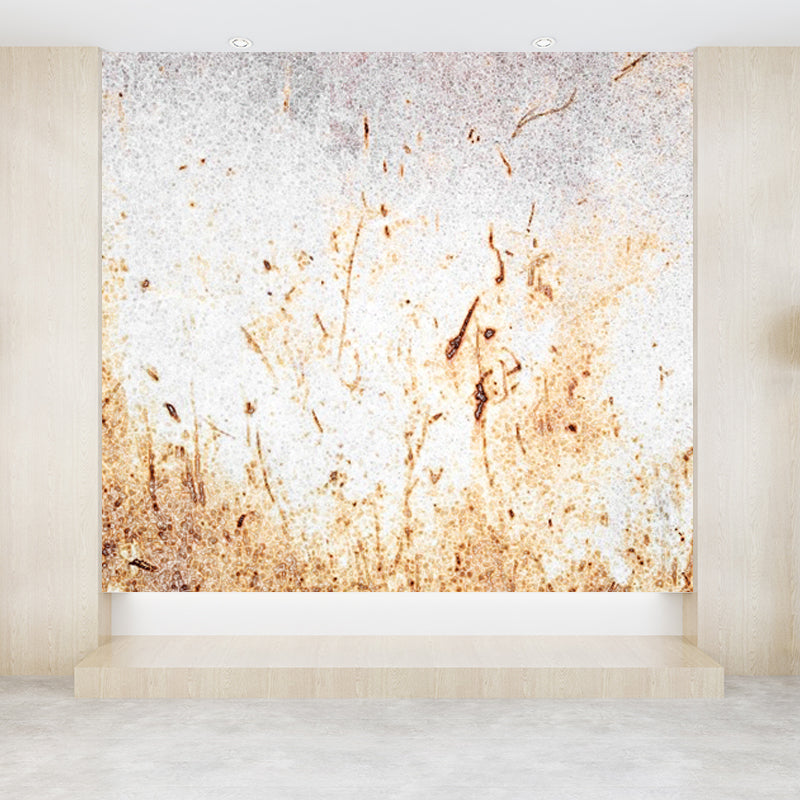 Cyberpunk Rust Look Wallpaper Mural Dark Color Living Room Wall Art, Made to Measure Clearhalo 'Wall Decor' 'Wall Mural' 1757494