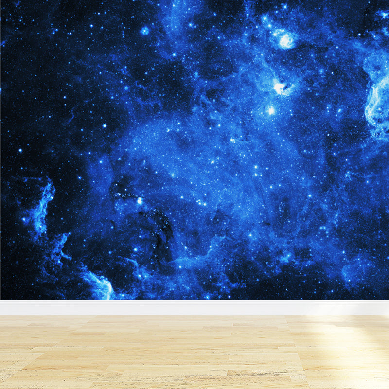 Large Starry Sky Wall Mural Waterproof Modern Living Room Wall Decor in Dark Color Clearhalo 'Wall Decor' 'Wall Mural' 1758082