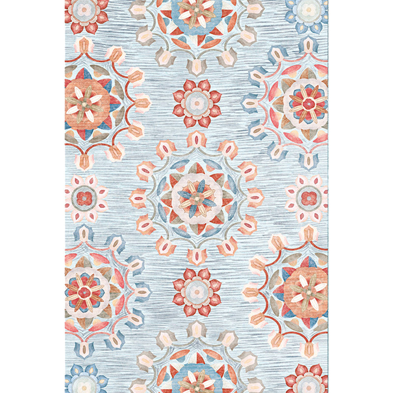 Multicolor Shabby Chic Rug Polyester Tribal Pattern Rug Pet Friendly Washable Anti-Slip Backing Carpet for Decoration Clearhalo 'Area Rug' 'Rugs' 'Shabby Chic' Rug' 1766703