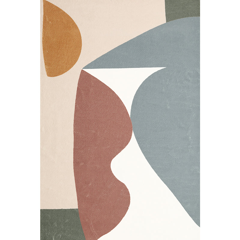 Unique Multicolor Modernist Rug Polyester Colorblock Rug Washable Pet Friendly Non-Slip Carpet for Living Room Clearhalo 'Area Rug' 'Rug' 1779640