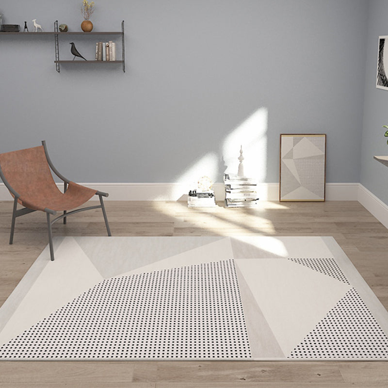 Funky Modernism Rug Green and Grey Geometric and Checked Pattern Rug Pet Friendly Anti-Slip Washable Area Rug for Decoration Clearhalo 'Area Rug' 'Rug' 1780136