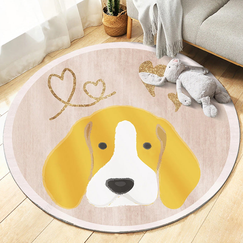 Unique Multicolor Kids Rug Polyester Animal Pattern Rug Washable Pet Friendly Non-Slip Carpet for Nursery Clearhalo 'Area Rug' 'Rug' 1780750
